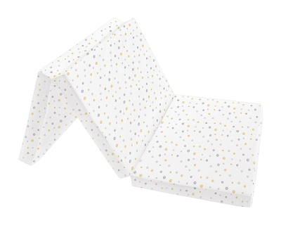 Сгъваем матрак Kikkaboo - Dots, 60 х 120 х 5 cm, Grey