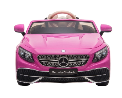 Акумулаторна кола Kikkaboo - Licensed Mercedes Maybach S650 Cabriolet, Pink