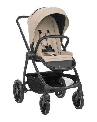 Комбинирана количка 3 в 1 с кош за новородено Kikkaboo – Modena, Beige