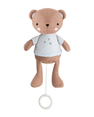 Музикална бебешка играчка Kikkaboo - Dream Big, Beige