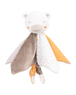 Мека играчка за гушкане с дрънкалка Kikkaboo - My Teddy