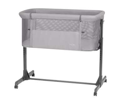 Мини детска кошара Kikkaboo – Noah, Light Grey