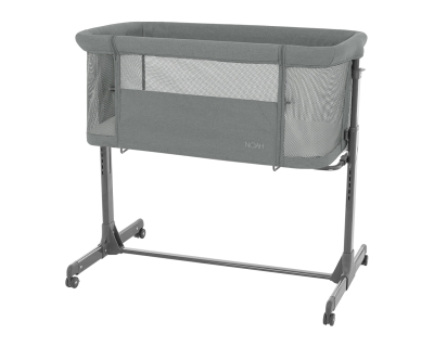 Мини детска кошара Kikkaboo – Noah, Dark Grey