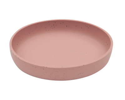 Детска чиния Kikkaboo - Platinum Silicone, Blush