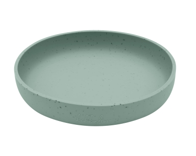 Детска чиния Kikkaboo - Platinum Silicone, Sage