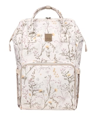Детска чанта Kikkaboo - Siena Luxe Secret, Garden Beige
