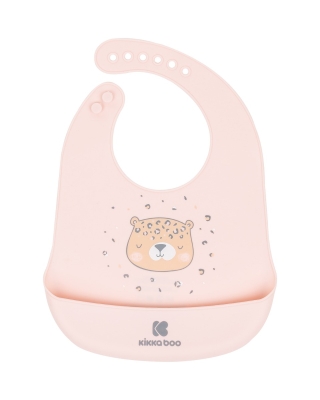 Силиконов лигавник Kikkaboo - Savanna, Pink