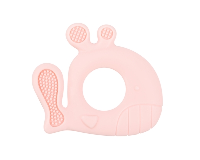 Силиконова чесалка Kikkaboo - Whale, Pink