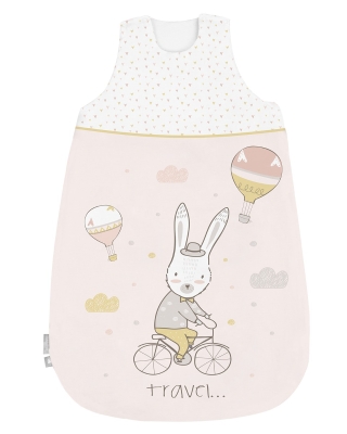Летен спален чувал Kikkaboo - Rabbits in Love, 90 сm