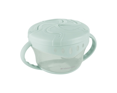 Купа за снак Kikkaboo - Snack me up, 300 ml, Mint