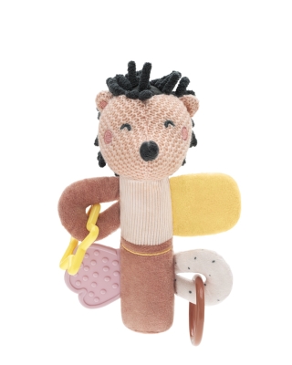 Занимателна играчка пискун с гризалка Kikkaboo - Hedge-Hugs, Розова