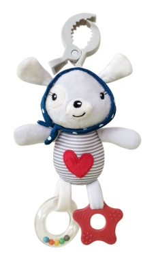Играчка за количка с щипка Kikkaboo - Love Rome, Момиче