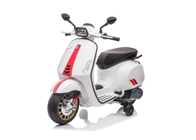 Акумулаторен мотор Kikkaboo - Licensed Vespa Sprint, White