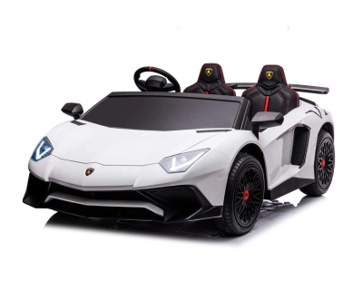 Акумулаторна кола Kikkaboo - Licensed Lamborghini Aventador SVJ, White