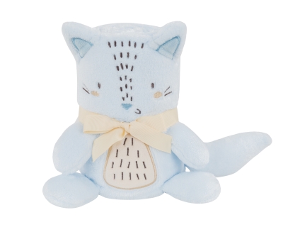 Бебешко одеяло с 3D бродерия Kikkaboo - Little Fox, 75 х 100 сm