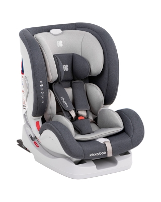 Столче за кола KikkaBoo - 4in1, с IsoFix, 0-36 kg, Grey