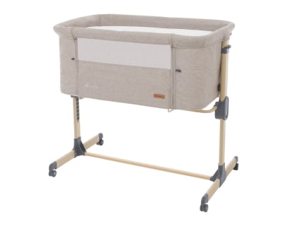 Бебешка мини кошара с падаща страна Kikkaboo - Amaris, Beige