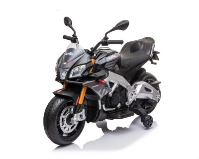 Акумулаторен мотор Kikkaboo - Licensed Aprilia Tuono V4, Black & Grey