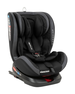 Столче за кола Kikkaboo - Armadillo, IsoFix, 0-36 кг, Black