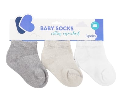 Бебешки летни чорапи Kikkaboo Grey 6-12м