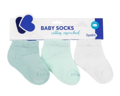 Бебешки летни чорапи Kikkaboo Mint 6-12м