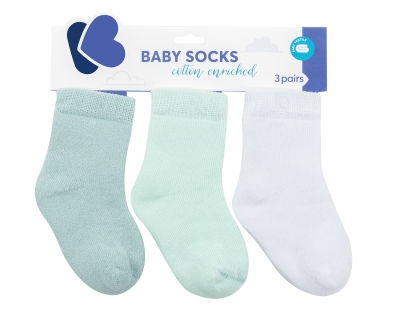 Бебешки термо чорапи Kikkaboo - Mint, 0-6 m
