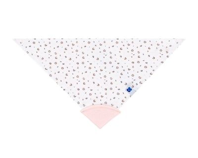 Лигавник-бандана с чесалка Kikkaboo - Savanna Pattern, Pink