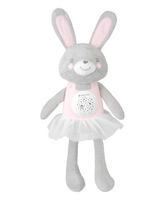Музикална играчка с прожектор Kikkaboo - Bella the Bunny