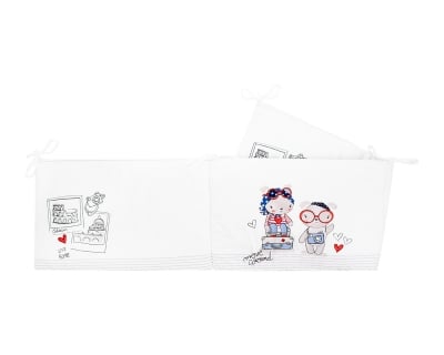Обиколник с вата Kikkaboo - Love Rome, 180 cm
