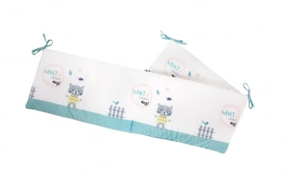 Обиколник с вата Kikkaboo - Cat Lovely Day, 180 cm