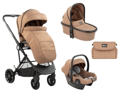 Комбинирана количка 3 в 1 KikkaBoo - Cherie, Beige