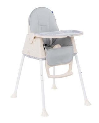 Столче за хранене 3 в 1 KikkaBoo - Creamy, Grey