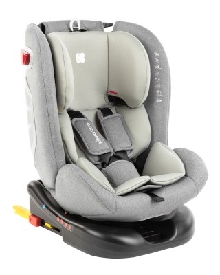 Столче за кола Kikkaboo - Cruz, IsoFix, 0-36 кг, Light Grey