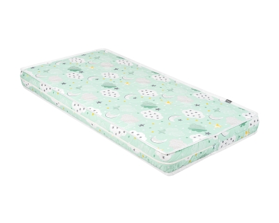 Матрак Kikkaboo - Day Dream, 60 x 120 x 10 cm, Clouds Mint