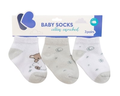 Бебешки летни чорапи Kikkaboo Dream Big Beige 1-2г