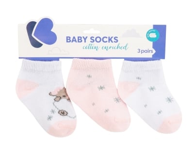Бебешки летни чорапи Kikkaboo Dream Big Pink 1-2г
