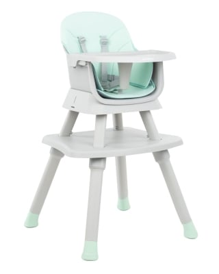 Стол за хранене 6в1 KikkaBoo - Eat N Play, Mint