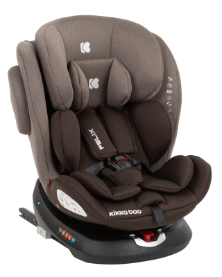 Столче за кола Kikkaboo - Felix, IsoFix, 0-36 кг, Brown