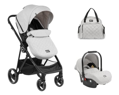 Детска комбинирана количка 2 в 1 KikkaBoo - Gianni, Grey