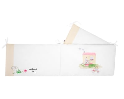 Обиколник с вата Kikkaboo - My Home, 210 cm