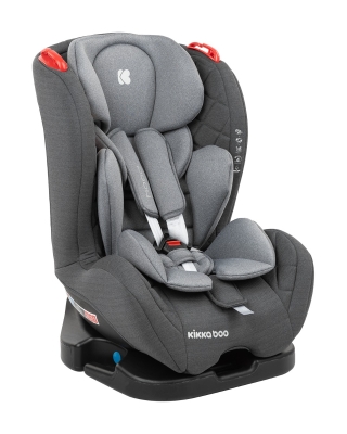Столче за кола Kikkaboo - Hood, 0-25 кг, Grey