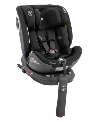Столче за кола Kikkaboo - i-Conic, i-Size, IsoFix, 40-150 см, Black