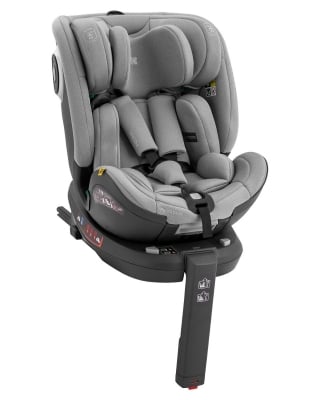 Столче за кола Kikkaboo - i-Conic, i-Size, IsoFix, 40-150 см, Light Grey