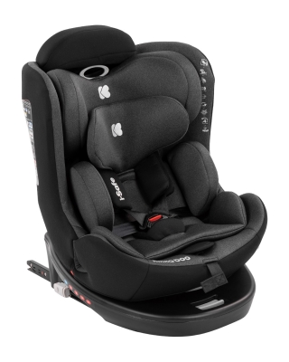 Столче за кола Kikkaboo - i-Safe, i-Size, IsoFix, 40-150 см, Dark Grey