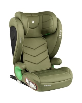Столче за кола Kikkaboo - i-Travel, i-Size, IsoFix, 100-150 см, Army Green