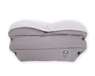Ръкавица за количка Kikkaboo - Embroidered, Light Grey