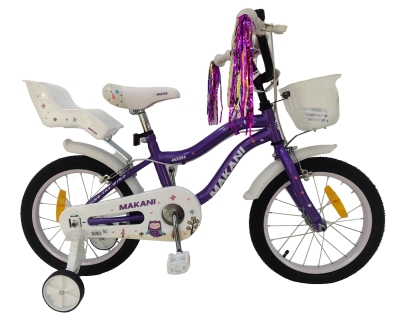 Детски велосипед 16" Kikkaboo - Makani, Aurora, Purple