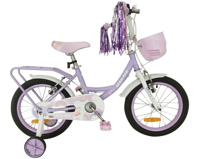 Детски велосипед 16" Kikkaboo - Makani, Breeze, Purple