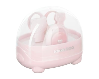 Комплект бебешка ножичка нокторезачка Kikkaboo - Bear, Pink