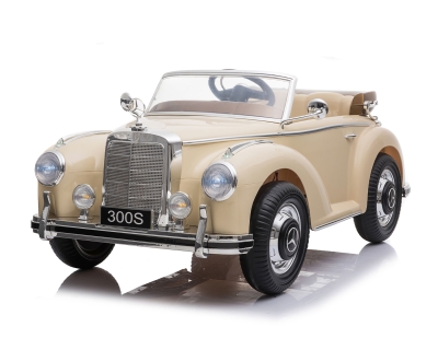 Акумулаторна кола Kikkaboo - Licensed Mercedes Benz 300S, Beige